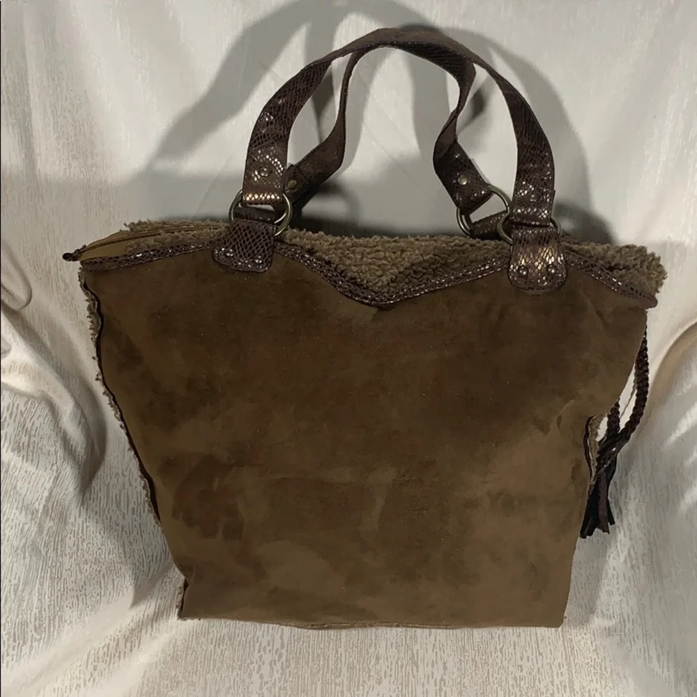 Vintage Suede Bohemian Style Handbag